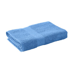 Hokipo 100% Cotton Bath Towels 600 Gsm | Extra Soft & Absorbent Large Size Towel For Men & Women - Sky Blue (In-624)