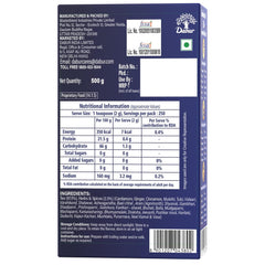 Dabur Vedic Tea With 30+ Ayurvedic Herbs - 500gm, 17.6 Ounce | Chai Handpicked From Assam, Nilgiri & Darjeeling - Soulful Aroma & Rich Taste, Premium Tea Loose Leaves - Caffeine Free Chai Patti