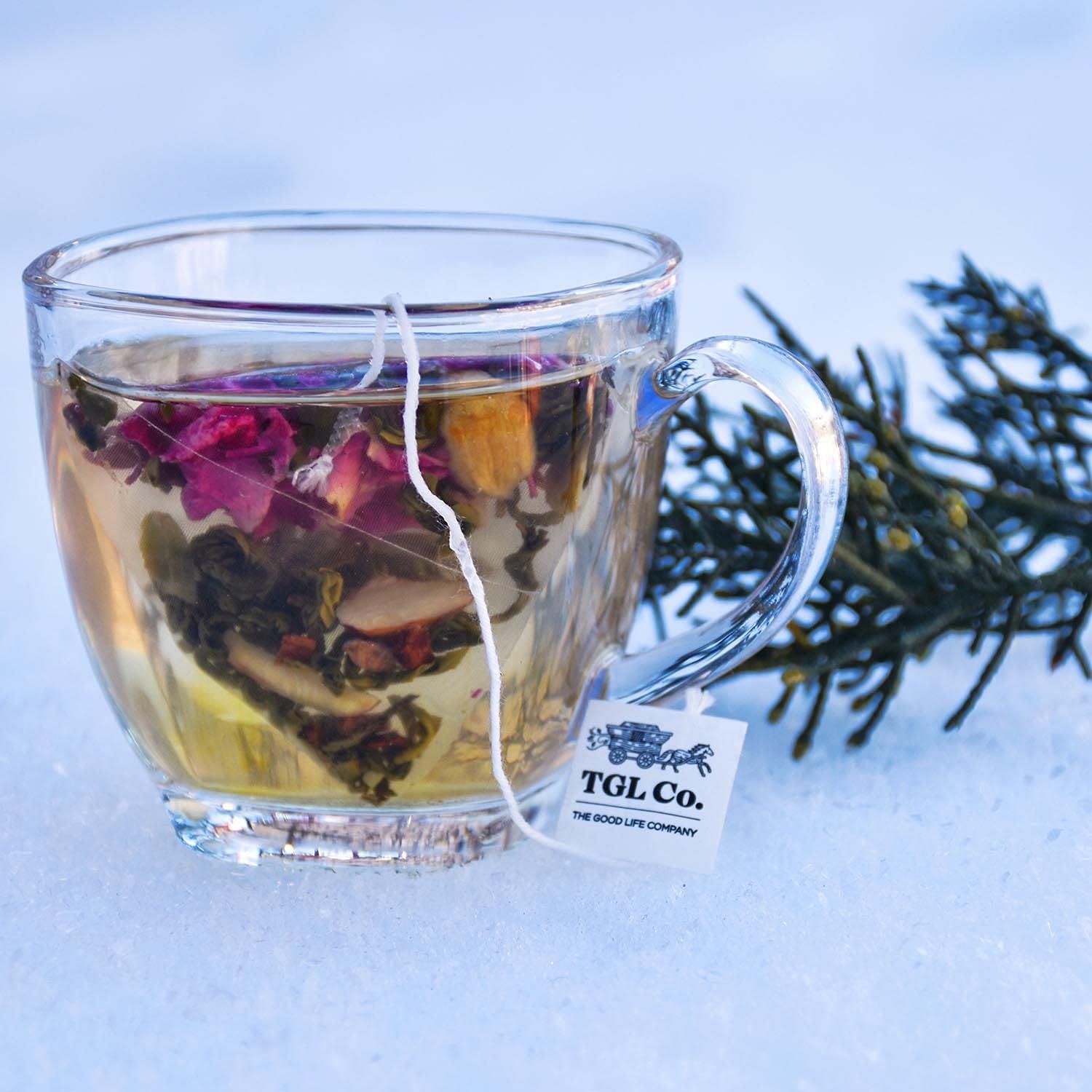 TGL Co. Kashmiri Saffron Kahwa Green Tea - 100gm, 3.5 Ounce | Enhance Digestion, Boost Immunity, Relieves Stress - Medium Caffeine, Rich In Taste