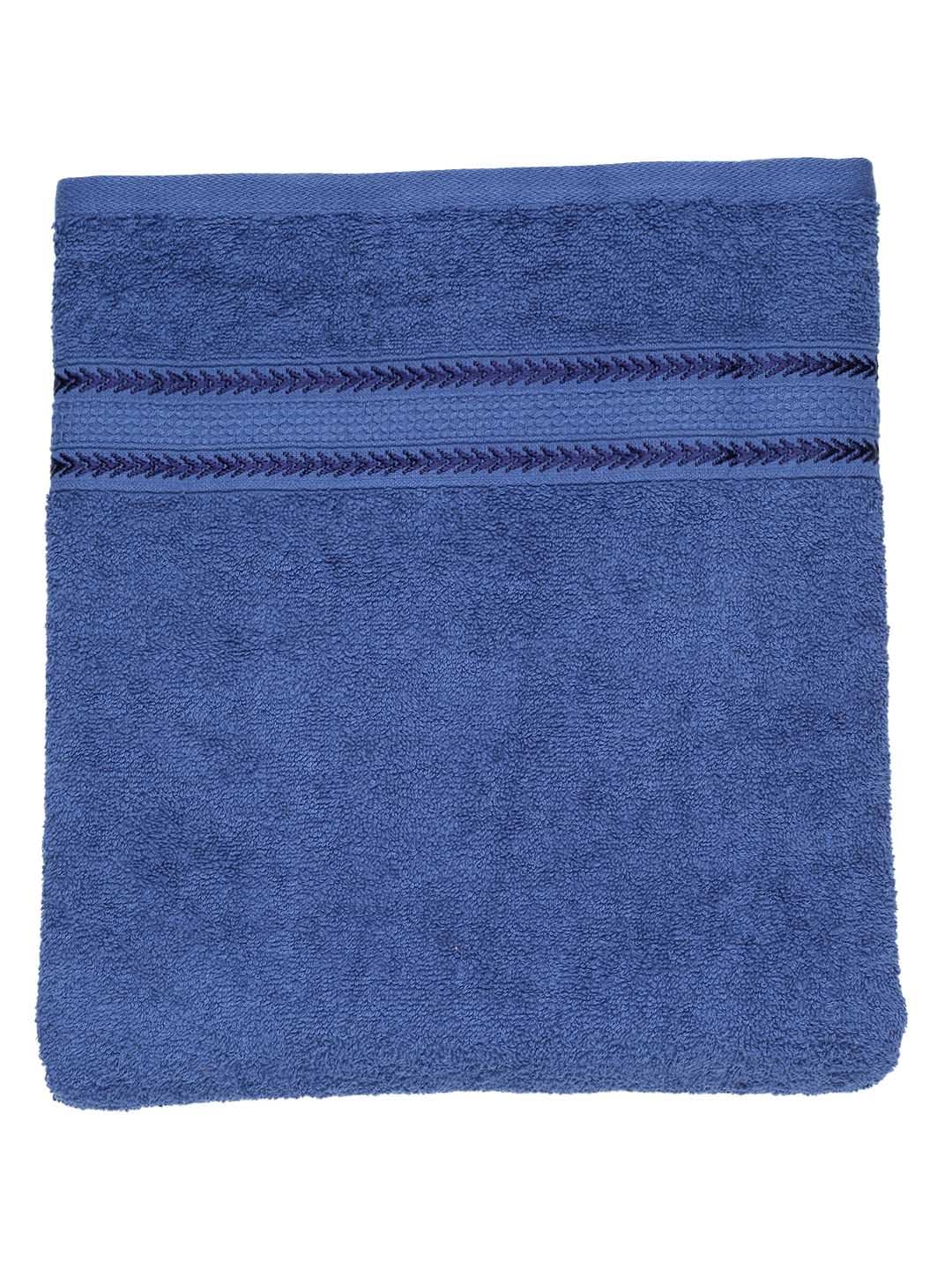 Ramraj Cotton Soft & Absorbent Terry Bath Towel 450 Gsm (Sail Navy)