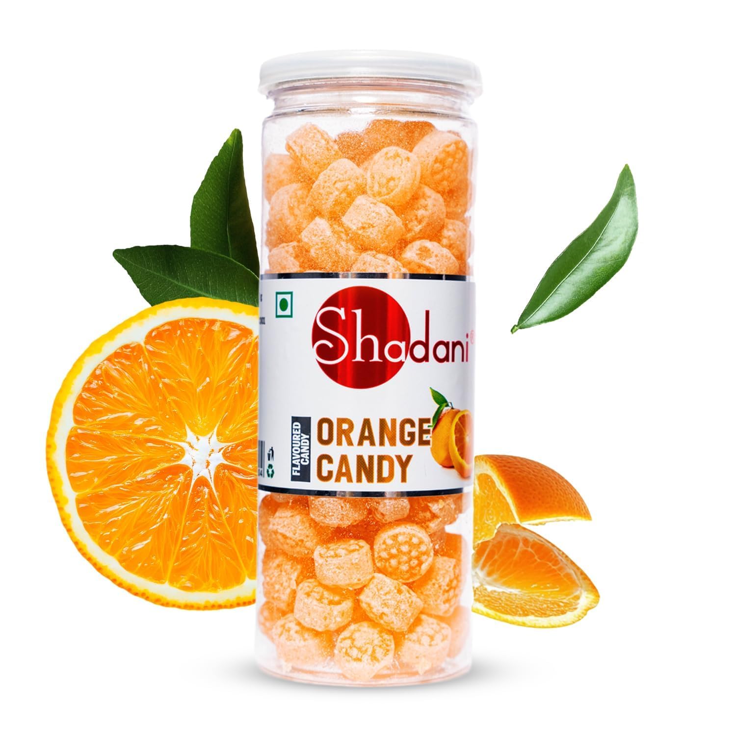 Shadani Combo Orange Candies & Paan Candies | Mouth Freshener Toffee Candies For All Ages | 2 X 200gm, Jars