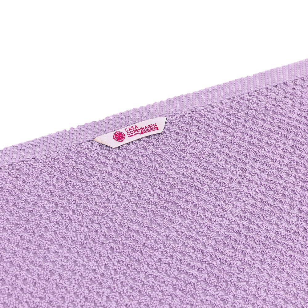 Casa Copenhagen Egyptian Cotton Waffle Large Size Bath Towel 500 Gsm (Purple Rose)