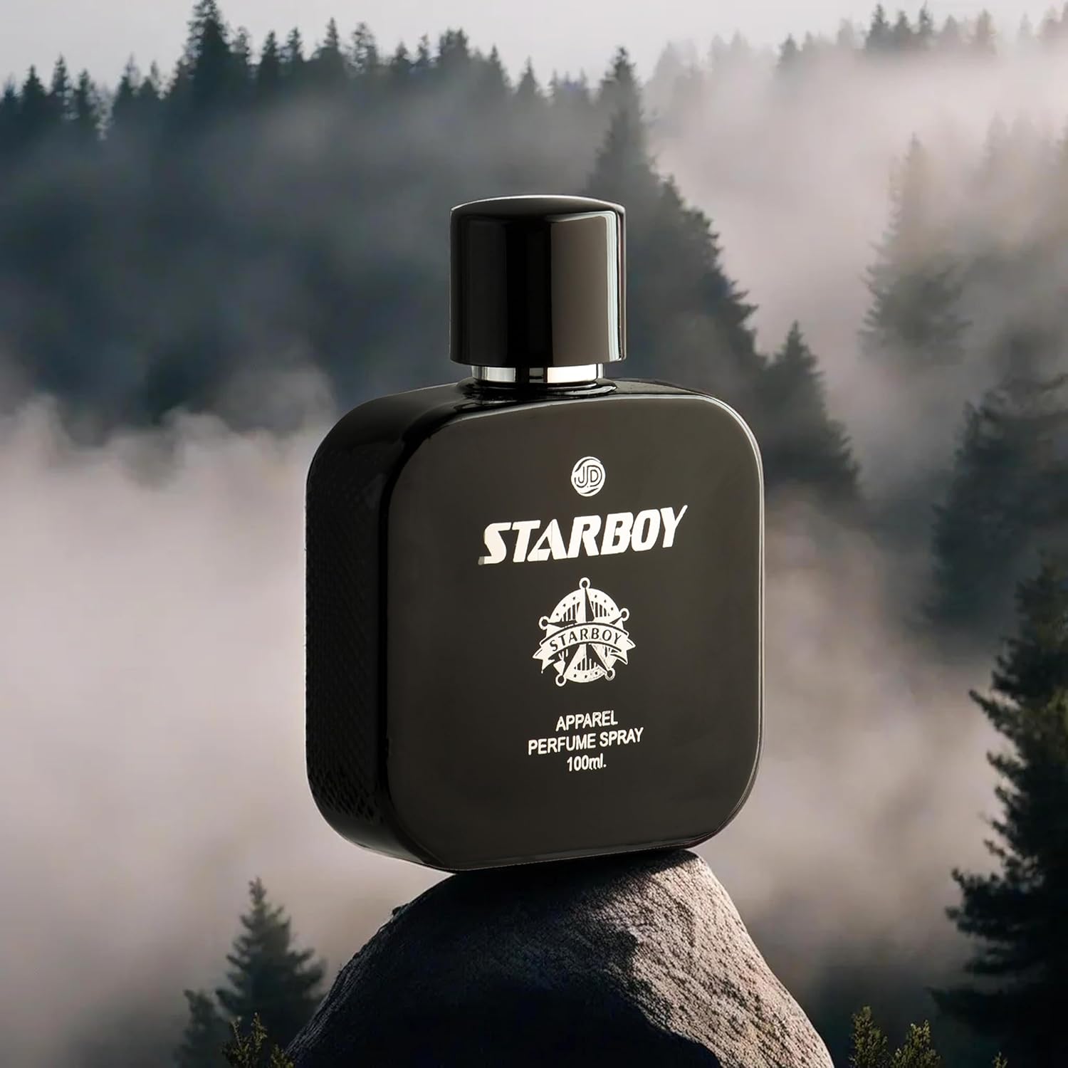 JD International Star Boy Black Apparel Unisex Perfume With Long Lasting Fragrance - 100ml, 3.4 Fl.oz. | Perfume For Men & Women