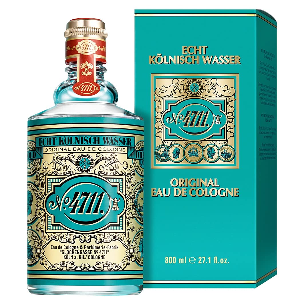 4711 Echt Kolnisch Wasser Original Eau De Cologne For Unisex 800ml 27.0 Fl.oz. | Long Lasting Fragrance