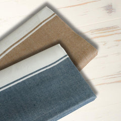 Aero Weav Ultra Lightweight Bamboo Bath Towel 200gsm | Compact, Portable & Less Than Skin-Friendly & Eco-Friendly Travel Towel (Terracotta & Denim Blue)- Pack Of 2