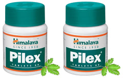 Himalaya Pilex Tablet, Piles Treatment, Relieves Pain And Ensures Pain - Free Fecal Excretion | 60 Tablets (Pack Of 2)