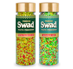 Panjon Swad Royal Rajbhog Mix & Maharaja Mix 450gm, (225gm *2 Bottles)