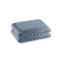 Memory Foam Pillow For Neck & Shoulder Pain, Grey - XL King Size - 5 Inches | Orthopedic Bed Pillow For Back, Side & Stomach Sleepers - Thick Pillow | Medium Firm Pillow - Pack Of 2