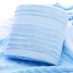 Mush Bamboo Bath Towels 600 Gsm | Bath Towel Large Size For Men & Women | Soft, Highly Absorbent, Quick Dry & Anti Microbial (Sky Blue)