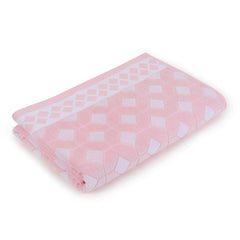 Brodloom Cotton 1 Bath Towel + 2 Hand Towels 950 Gsm | Ultra Soft, Quick Dry & Premium Gift Set Towel (Baby Pink)