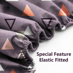 Premium Cotton Double Bedsheet For With 2 King Size Pillow Covers Soft | 72x78+10 Inches, Grey - Double Bed With All Around Elastic | Soft & Smooth To The Touch