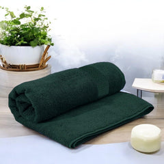 Avni Home Cotton Bath Towels 500 Gsm | Towels For Bath Large Size Extra Soft & Absorbent Bath Towel For Men & Women (Green)