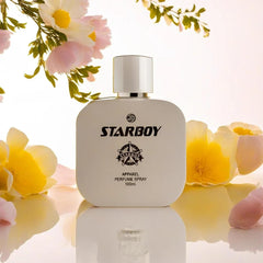 JD International Star Boy White Apparel Unisex Perfume With Long Lasting Fragrance - 100ml, 3.4 Fl.oz | Perfume For Men & Women
