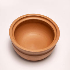 Exclusive Range Unglazed Clay Serving Bowl | Terracotta Bowls - Earthen Snack Bowl | Small Yogurt Pots - Mud Bowl, Red-Ochre (Gerua)