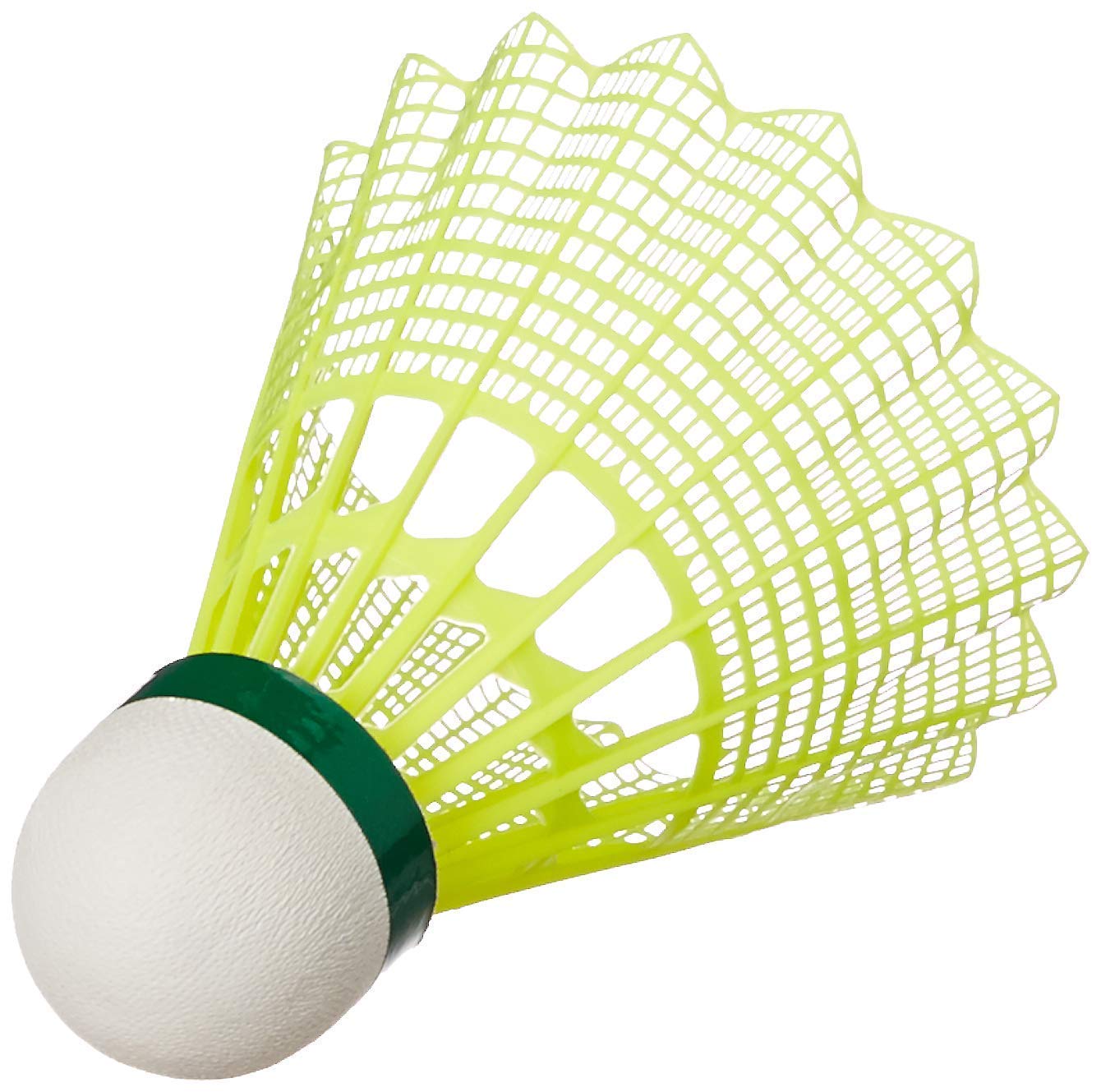 Tijarat Online Store Badminton Nylon Shuttlecock , Made With Superior Quality Of Material | Yellow , Pack Of 10
