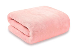 Maxoshine Microfiber Bath Towels Large Size-Super Soft Coral Fleece Bathing Towel With Hook Quick Dry Super Absorbent-Bath Towel For Men & Women (Pink)