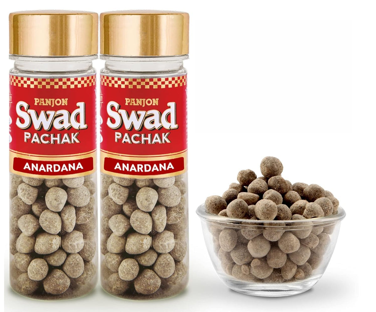 Panjon Swad Pachak Shahi Anardana Goli 260gm, (130gm *2) Bottle