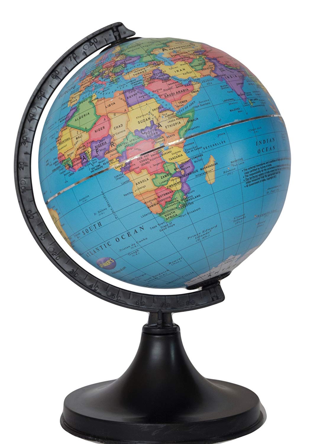 Educational Globe, Decorative Globe (21cm) For Kids & Students Learning, Globe For Office Table, For Students, Boys & Girls Birthday Gift, Pack Of 1