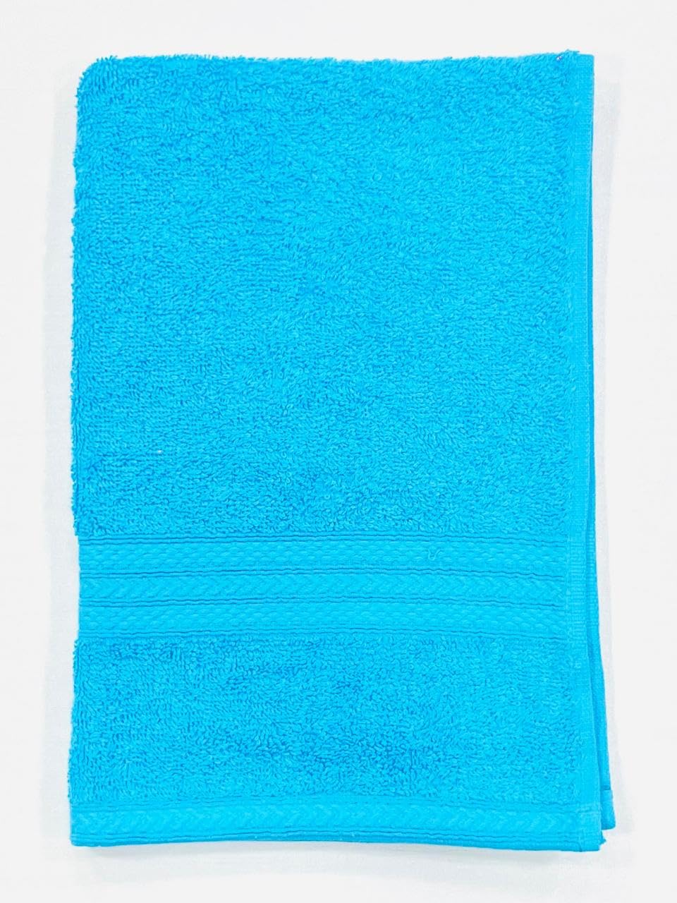 Bombay Dyeing Tulip 100% Soft Cotton Hand Towels 1200 Gsm (Aqua Blue) - Set Of 6