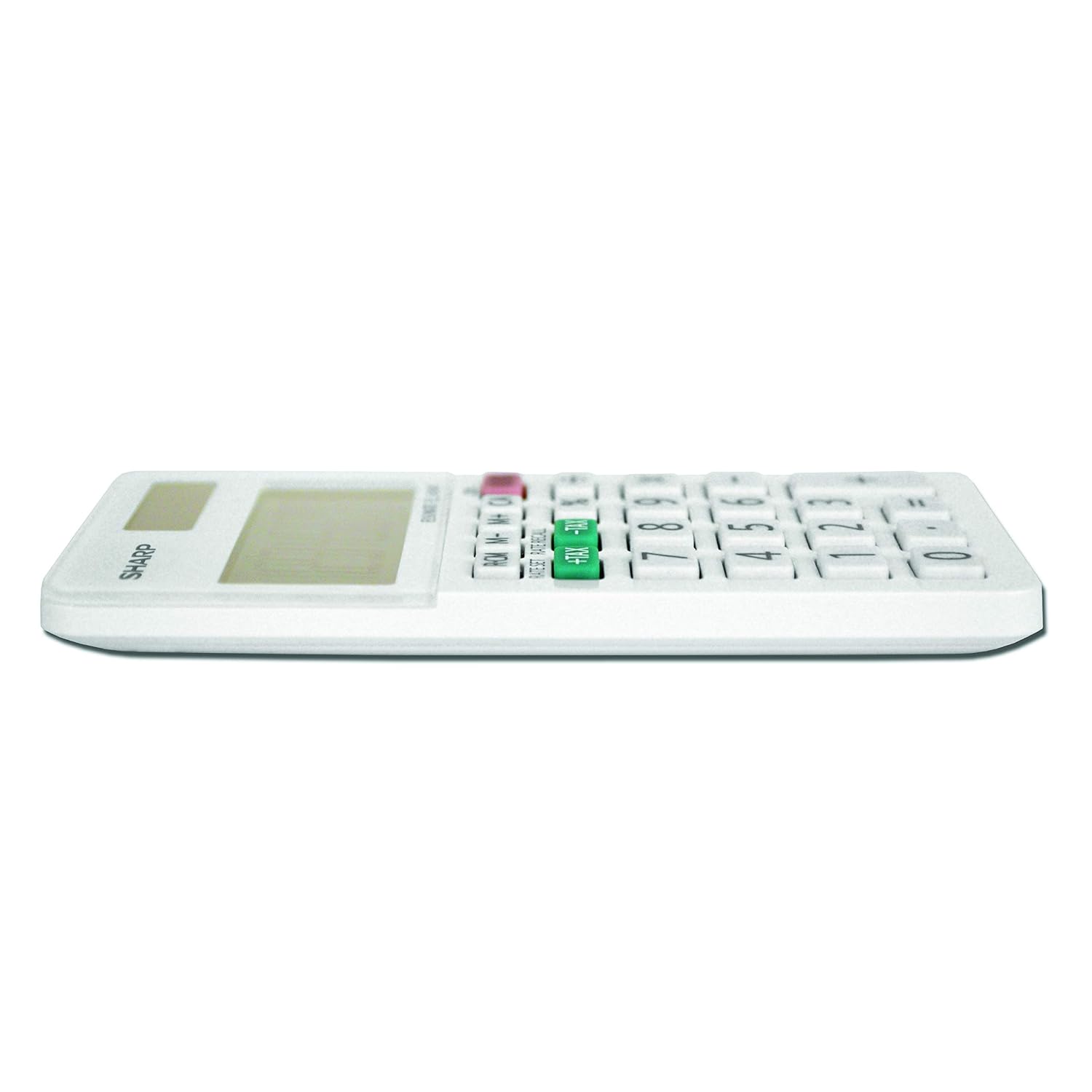 Sharp EL-244WB Business Calculator, White | Large LCD displays Crisp