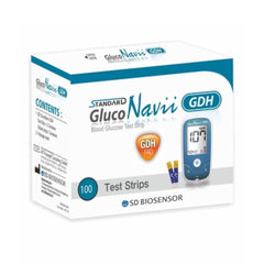 Standard Gluco Navii GDH Blood Glucose Test Strips (Pack Of 100) - Glucometer Strips