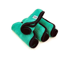 Softspun Microfiber Super Soft Hand & Face Wipes 300 Gsm Towel Set - 4 Piece (Parrot Green)