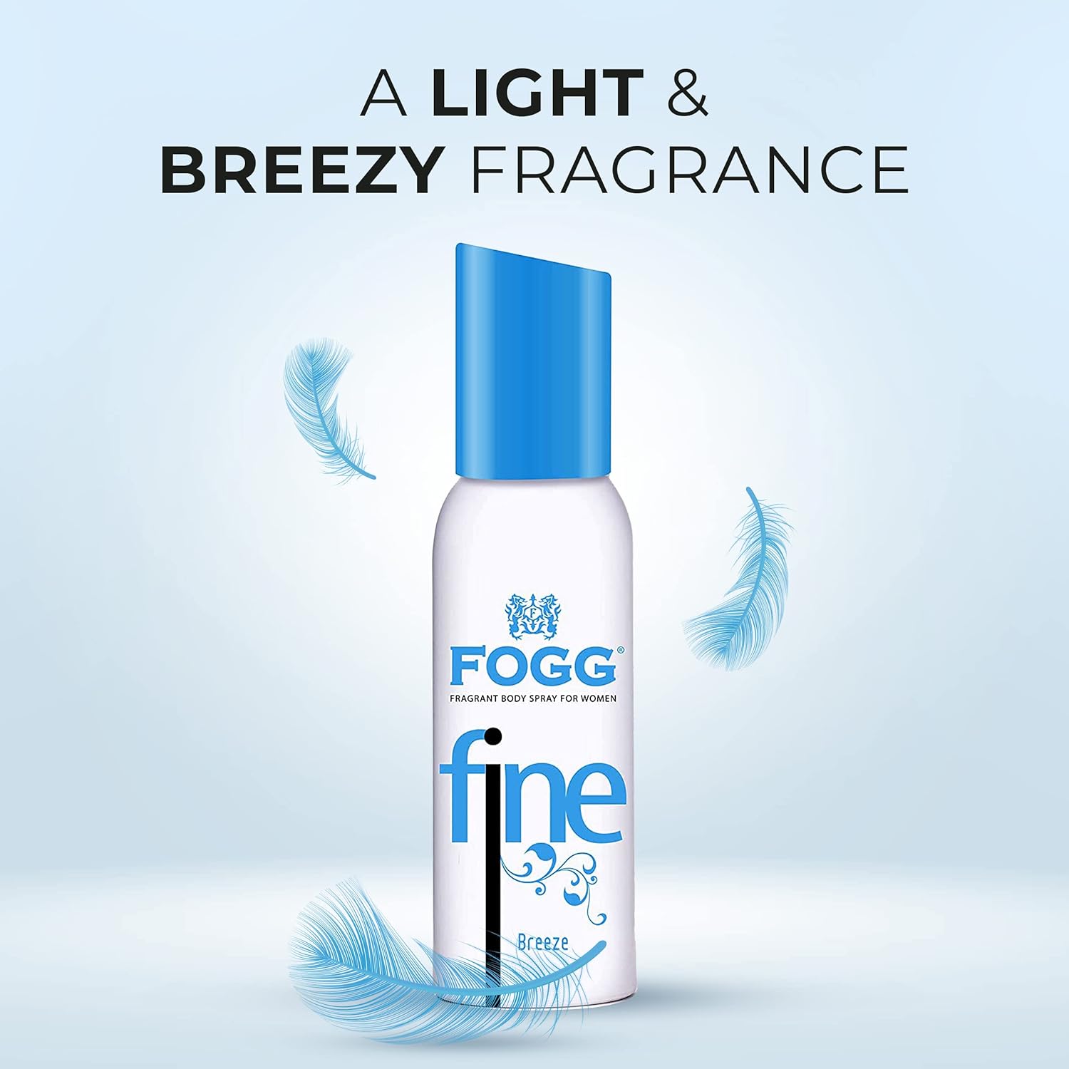 Fogg Fine Breeze No Gas Deodorant For Women | Long-lasting Perfume Body Spray 120ml 4 Fl.oz.