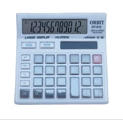 Orbit Ot-512 WTC Basic Calculator 12-digit Display (Grey) | Calculator Suitable For Various Applications, Professional Projects