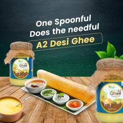 Organic A2 Kankrej Cow Ghee By Nutri Earth | Nutrient Rich In Protein FIber Healthy Desi Cow Ghee For Dishes | 1.5 Litre (500ml * 3) 50.7 Ounce | Jar Pack