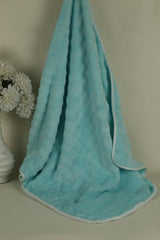 Hanker Bubble Luxury Feather Feel Bath Towel 400gsm | Instant Dry Fabric, Ultra-Soft & Plush Full Large Size Skin Friendly Fabric (Blue)