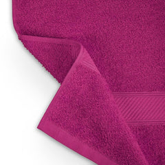 Welspun Alpha Cotton Large Bath Towel Soft & Absorbent 500 Gsm (Dobby - Raspberry)