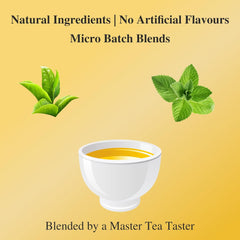 San-Cha Peppermint Green Tea - 100gm, 3.5 Ounce | Refreshing & Cooling Digestive Tea - Boosts Metabolism | Low Bitterness, Low Caffeine