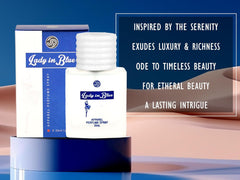 JD International Lady In Blue Apparel Perfume For Women With Long Lasting Fragrance - 30ml, 1.02 Fl.oz. | Perfume For Women