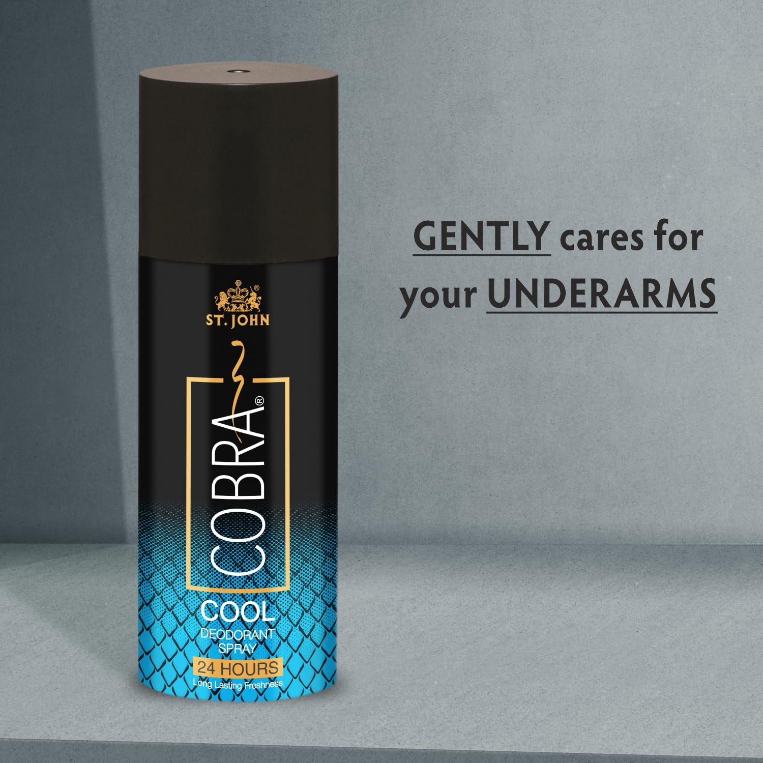 St. john Cobra Cool Deodorant Men Body Spray 450ml 15.2 Fl.oz. | Perfect Gift For Bestfriend | 24hours Long Lasting Fragrance