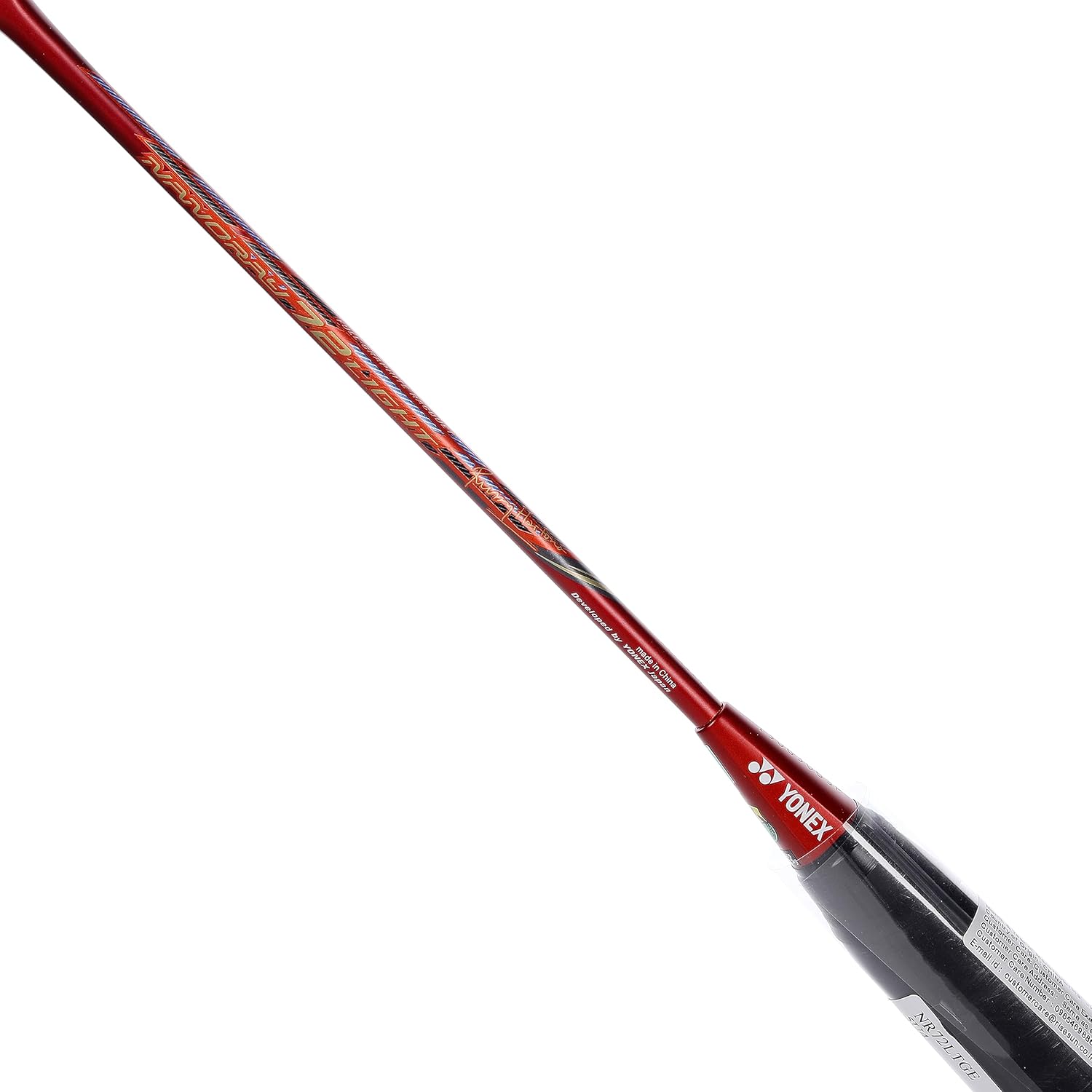 Yonex NANORAY 72 LIGHT Badminton Racquet, 5U G4, Colour - Dark Red, Grip Size - 4 1/4 Inches, Material - Graphite