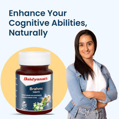Baidyanath Brahmi Tablets Helps To Handle Life’s Daily Stress, Promotes Mind Relaxation | 60 Tablets 100gm 0.2lbs Each Pack Of 2