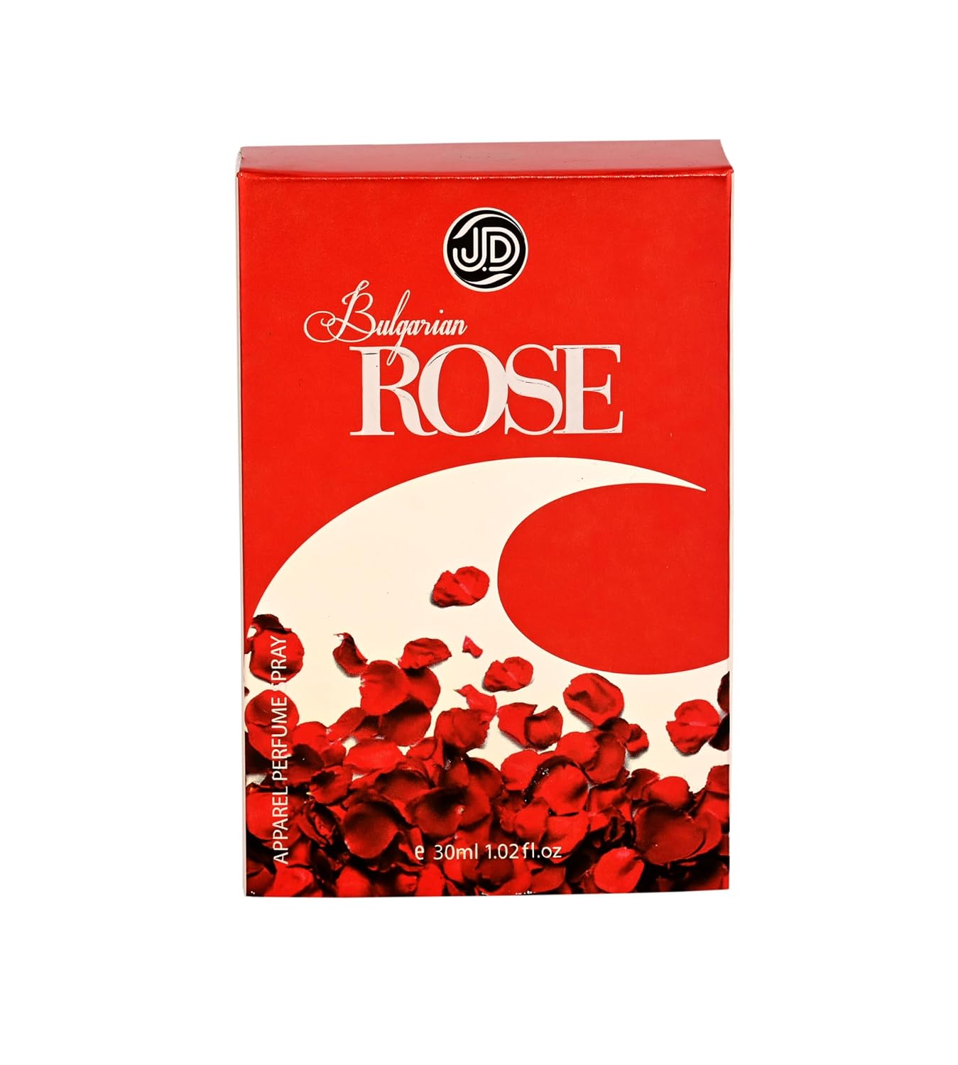 JD International Bulgarian Rose Apparel Unisex Perfume With Long Lasting Fragrance - 30ml, 1.02 Fl.oz. | Perfume For Men & Women