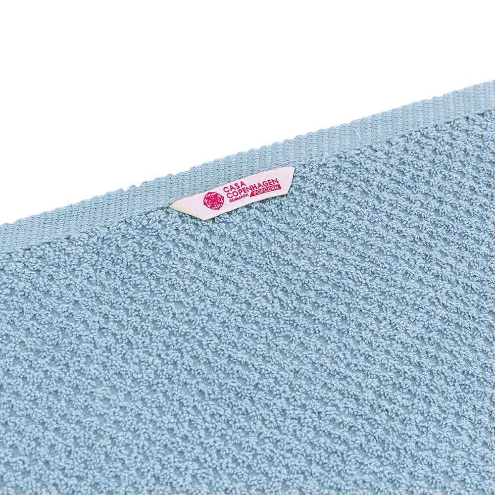 Casa Copenhagen Egyptian Cotton Exotic Hand Towel 400 Gsm (P Dusty Blue)- 2 Pcs