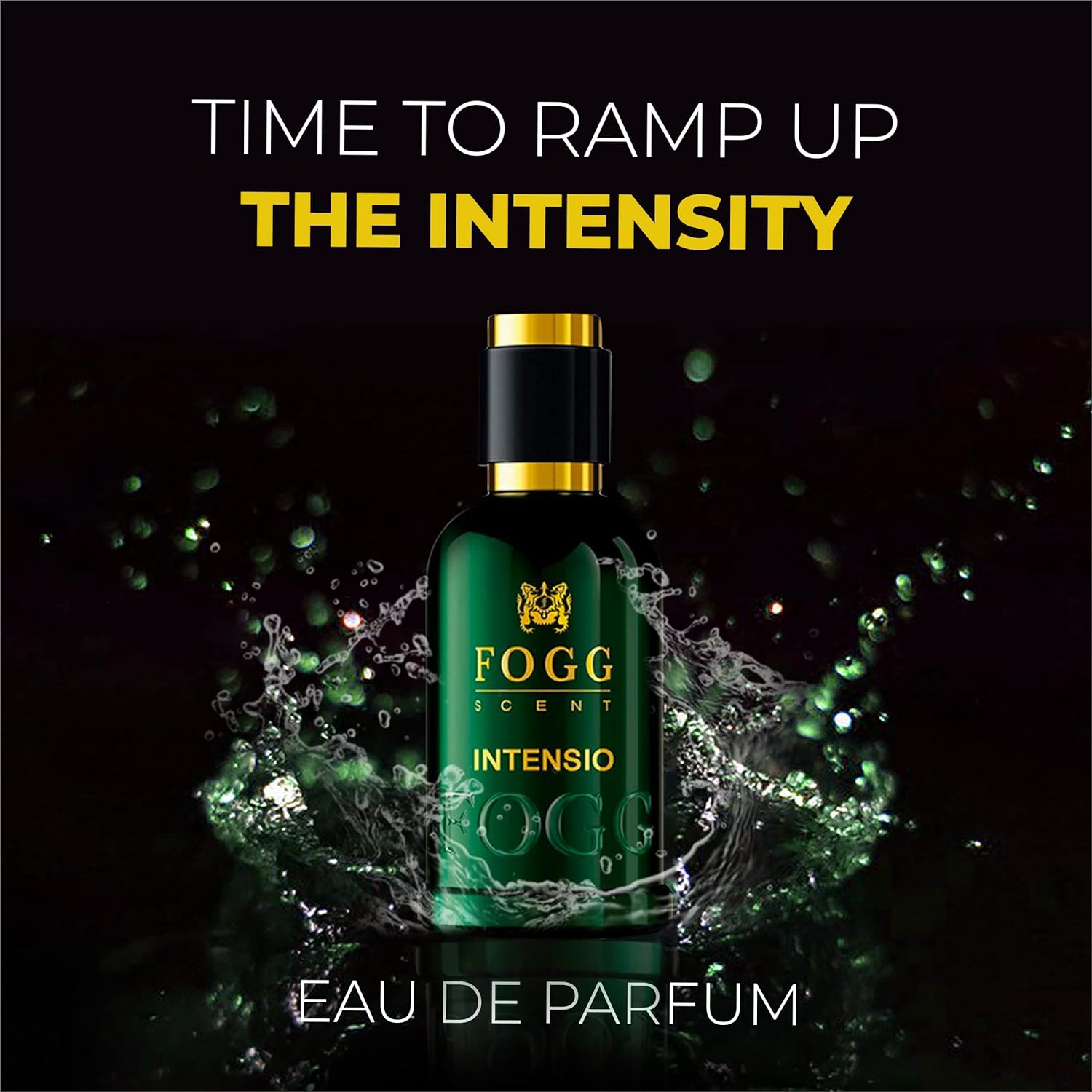 Fogg Scent Intensio Eau De Parfum For Men 100ml 3.4 Fl.oz. | Long-lasting Fresh & Powerful Fragrance Perfect Gift For Husband