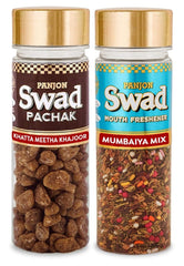 Panjon Swad Khatta Meetha Khajoor & Mumbaiya Mix Mukhwas 520gm, (260gm *2 Bottles)