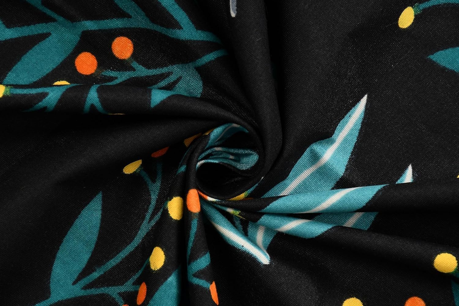 Glace Cotton Single Bedsheet Elastic Fitted With 2 Pillow Cover - 48x78x8 Inches, Black & Blue | Soft Touch To Skin | Perfect Ideal For House, Hotel, Guest House Bedsheet