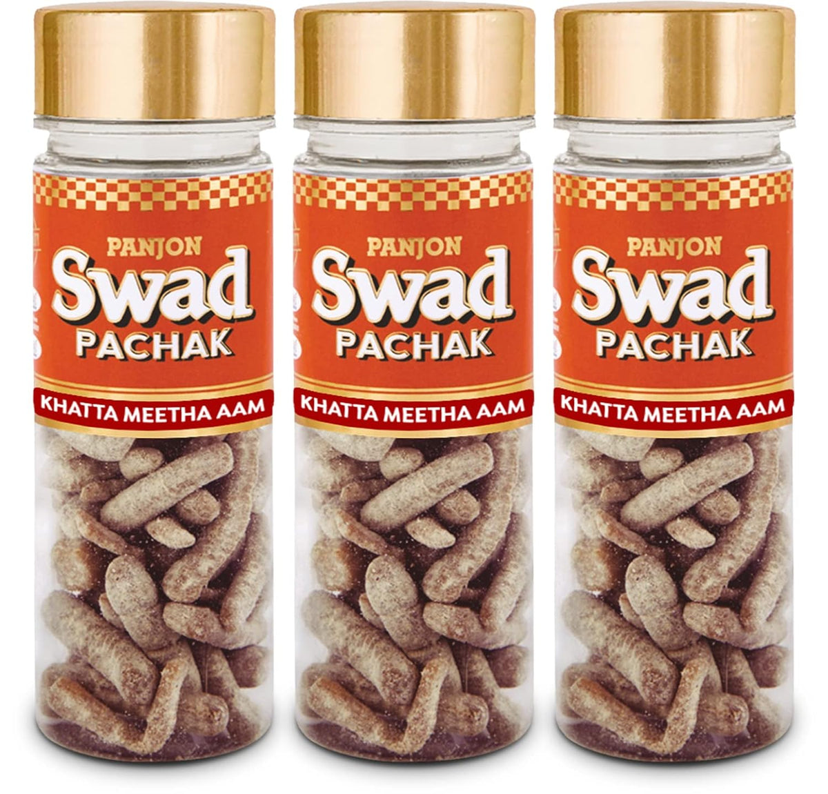 Panjon Swad Khatta Meetha Aam 390gm, (130gm *3) | Digestive Mouth Freshener