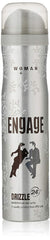 Engage G1 Cologne Spray For Women 135ml 4.5 Fl.oz. & Drizzle Deodorant Spray For Women 150ml 5 Fl.oz.