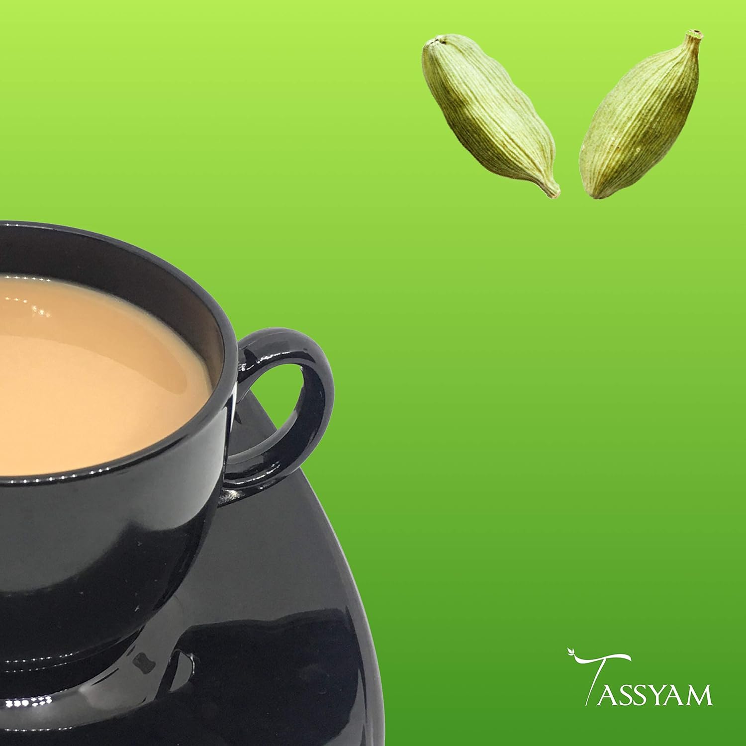 Tassyam Strong Assam Cardamom Tea - 2 X 500gm Refill, 17.6 Ounce Each | Elaichi Chai Improved With Leaf Tea - Kerala Elaichi + Gold Blend CTC Chai With No Artificial Flavors