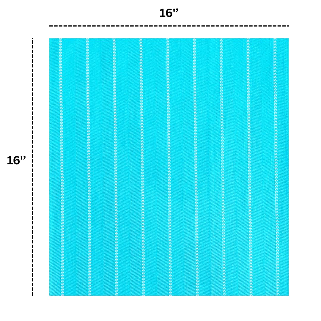 Am Safe Xam Safe X 100% Cotton Kitchen Towels 200 Gsm | Dish Cloths, Table & Fridge Cleaning, Roti Napkins -Pack Of 3 (Turquoise)