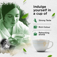 Jivraj 9 CTC Tea Leaf - 500gm, 17.6 Ounce | Crush-Tear-Curl Tea Leaf Process - Premium Assam Tea Leaves | High Caffeine, Gluten Free