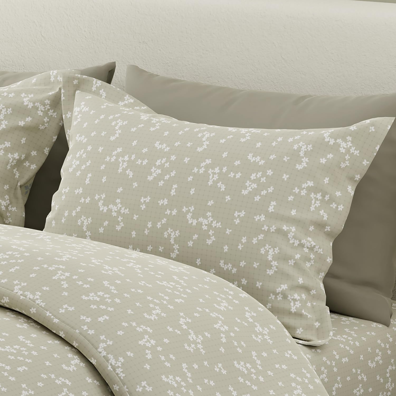 100% Cotton King Size Double Bedsheet Set With 2 Pillow Covers - 108 X 108 Inches, Grey | Good For Villas, Resorts, Guest Houses, & Daily Home Use
