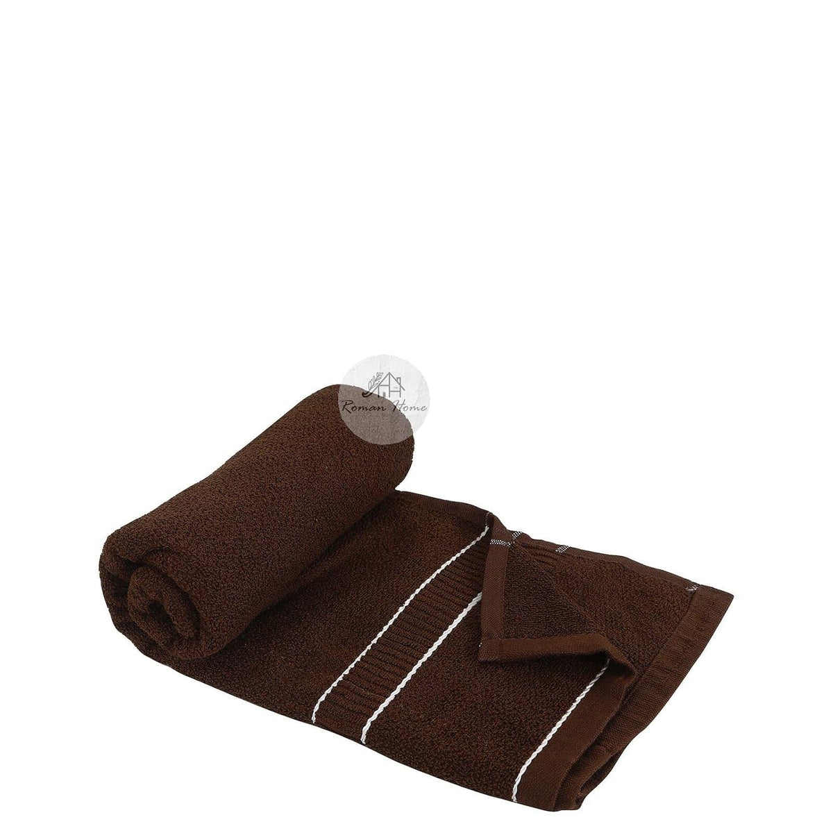 Roman Home Cotton Soft Bath Towel 500 Gsm (Marron)