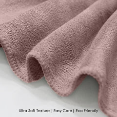 Housse Premium Microfiber Face Towel 900 Gsm | Korean Beauty Ultra Absorbent, Odour-Free, Quick Dry Face Towel (Pack Of 6) - Lilac Purple