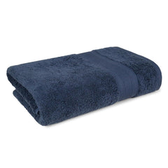 Trident Soft Comfort Air Rich 100% Cotton Bath Towels 500 Gsm | Large Size Bathroom Towels For Men/Women (Navy)